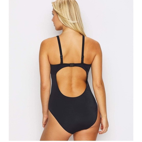 Freya Black Women's One Piece Swimsuit - Picture 3 of 16